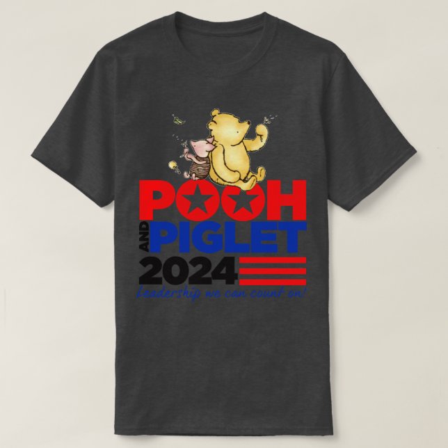 Pooh och Piglet T Shirt (Design framsida)