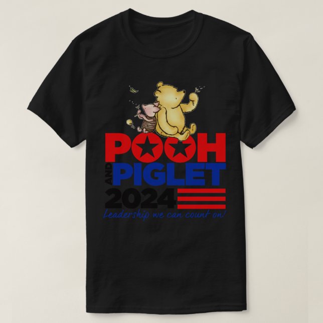 Pooh och Piglet T Shirt (Design framsida)