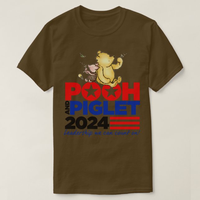 Pooh och Piglet T Shirt (Design framsida)