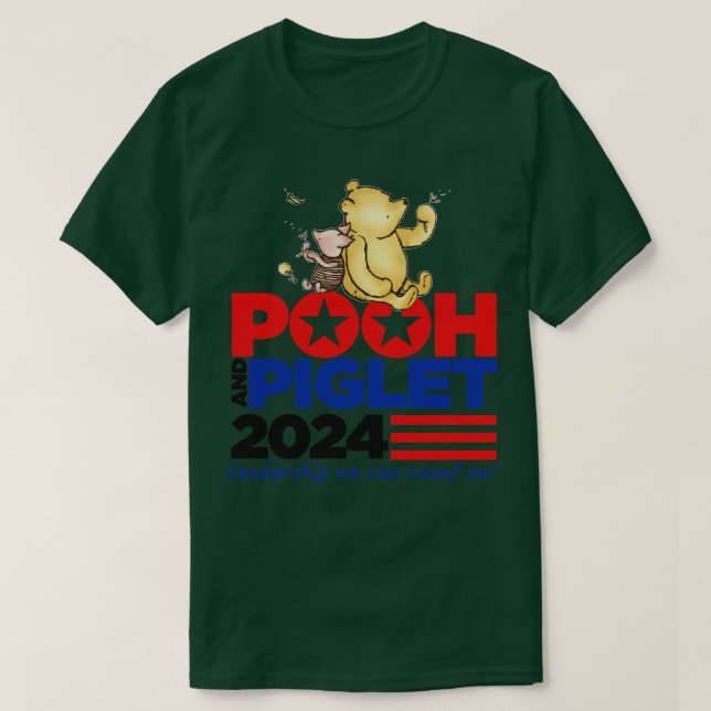Pooh och Piglet T Shirt (Design framsida)