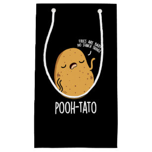Pooh-tato Funny Potato Pun Mörk BG