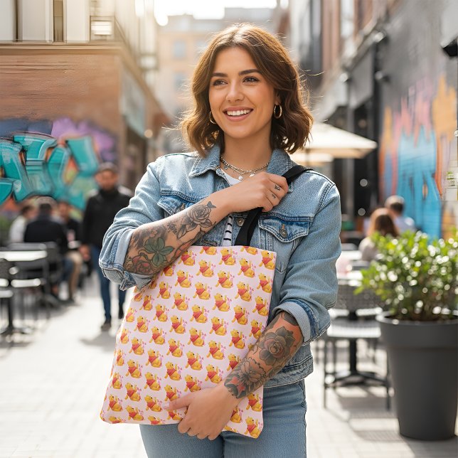 Pooh Tote Bag Tygkasse (Skapare uppladdad)