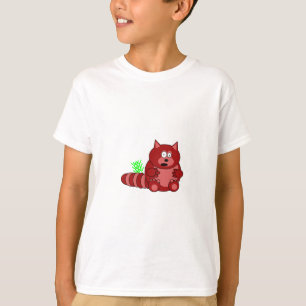 Pook den röda PandabarnT-tröja T Shirt