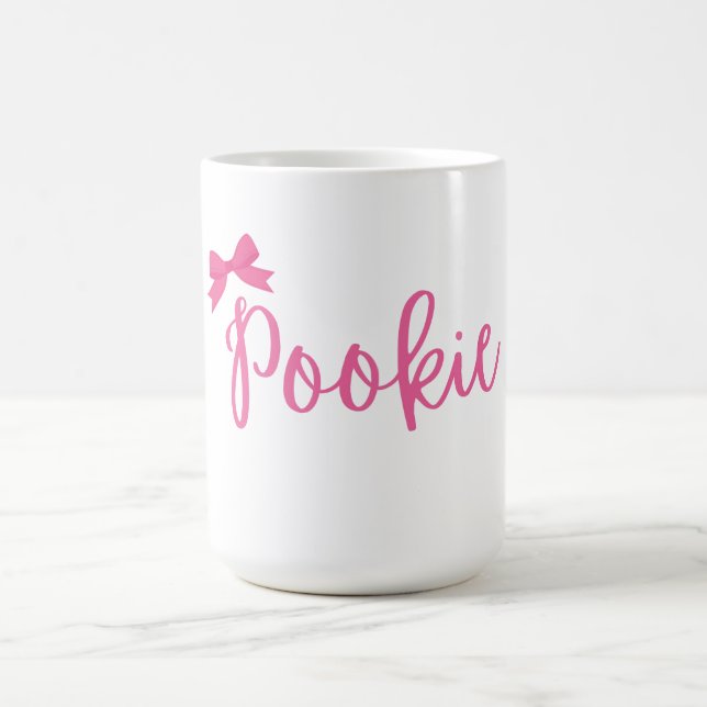 "Pookie" Söt Rosa Mugg Kop (Center)