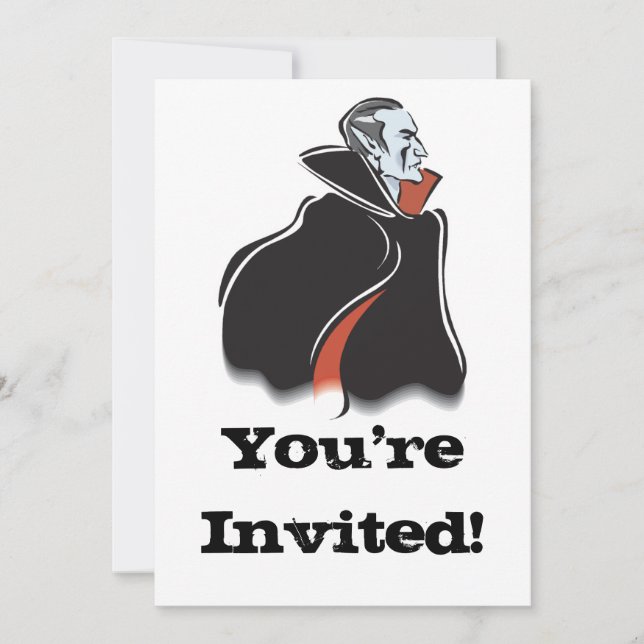 pooky dracula vampyr inbjudningar (Framsida)