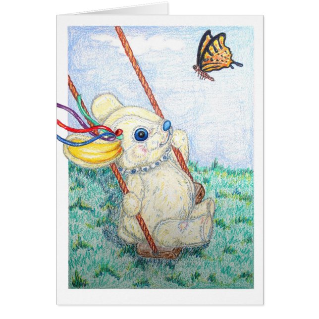 POOKY-GUNGA HÄLSNINGSKORT (Framsidan)