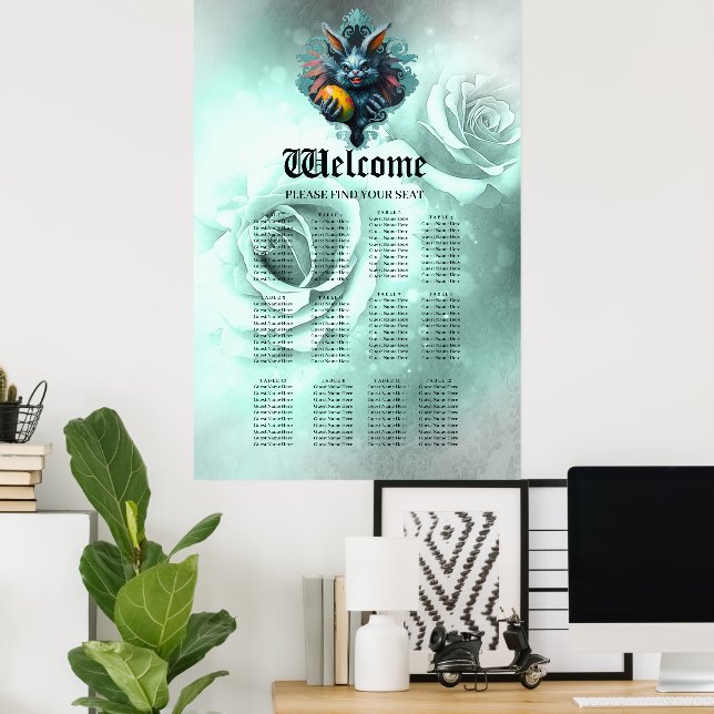 Pooky Påsk kanin Poster (Hemmakontoret)