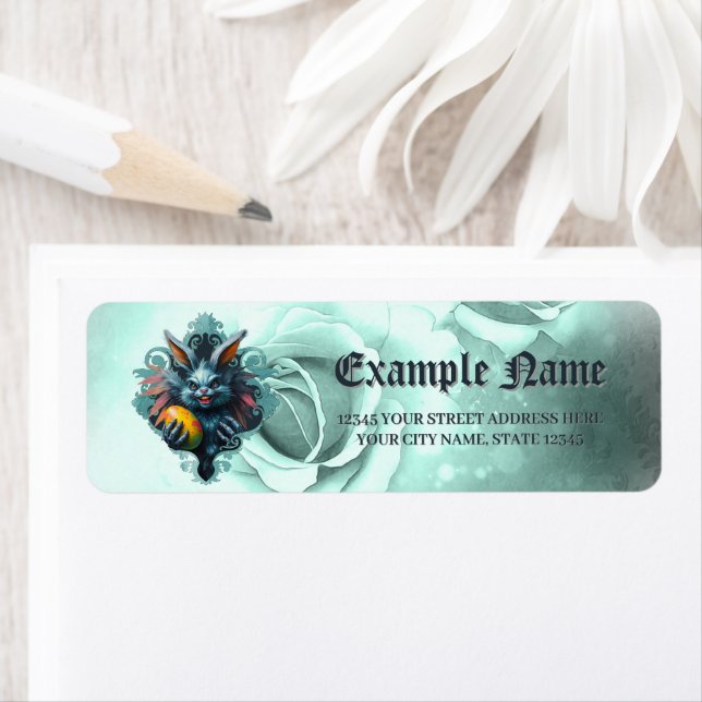 Pooky Påsk kanin Returadress Etikett (Insitu)