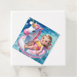 Pool Days Gåvor Etiketter