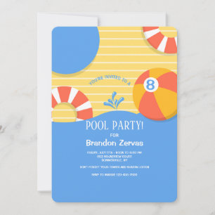 Pool Floats Inbjudan
