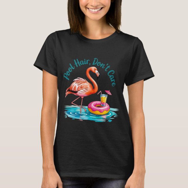 Pool Hår, Spelar Ingen Roll  T Shirt (Framsida)