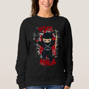 Pool Ninja Pool Snookerbollar Spelare Biljard T Shirt