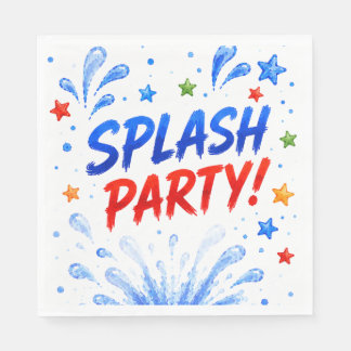 Pool Party Födelsedagsservetter Pappersservett