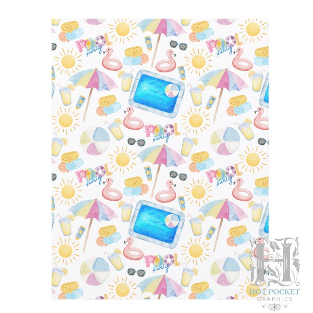 Pool Party Scrapbookpapper (Skapare uppladdad)