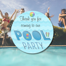 Pool Party Tack För Regnbåge-version