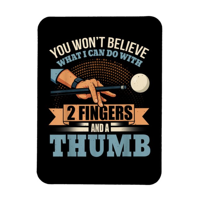 Pool Roliga Biljard Magnet (Vertikal)