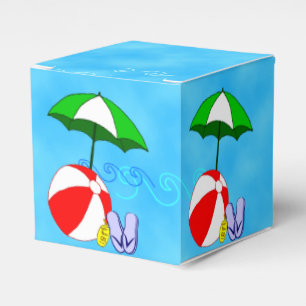 Poolbollsschirm Festpresentbox för strandfest Presentaskar