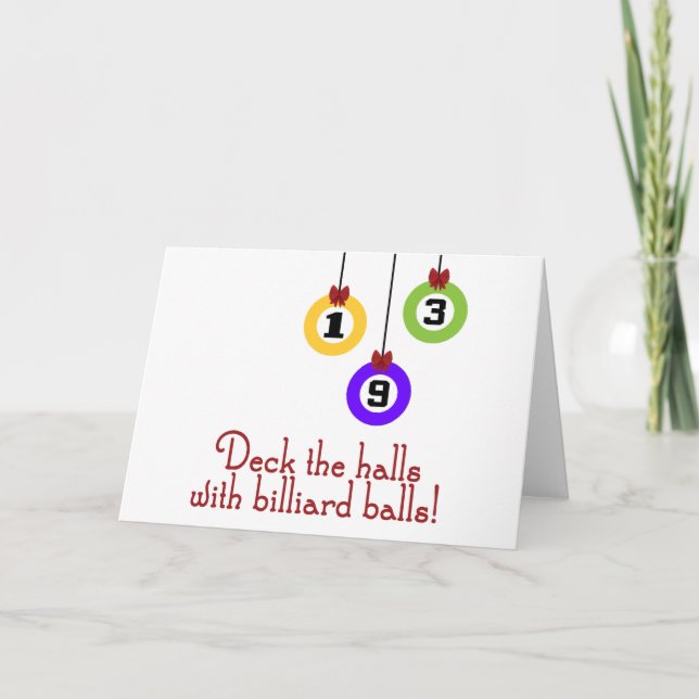 PoolChick Deck: Halls Helgkort (Framsida)
