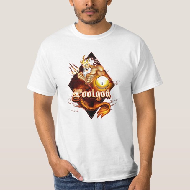 Poolgod Neptune Tee Shirt (Framsida)