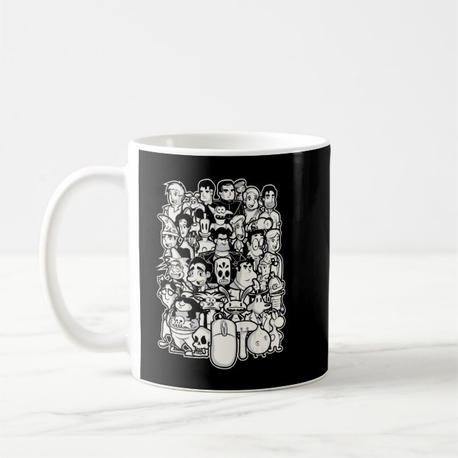 PoolHall Junkies HUSTLER Billiards Bassäng Player  Kaffemugg (Vänster)