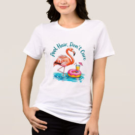 Poolhår Bryr Sig Inte Roligt Simpresent T Shirt