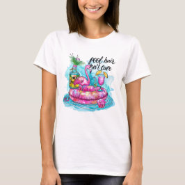 Poolhår bryr sig inte  t shirt