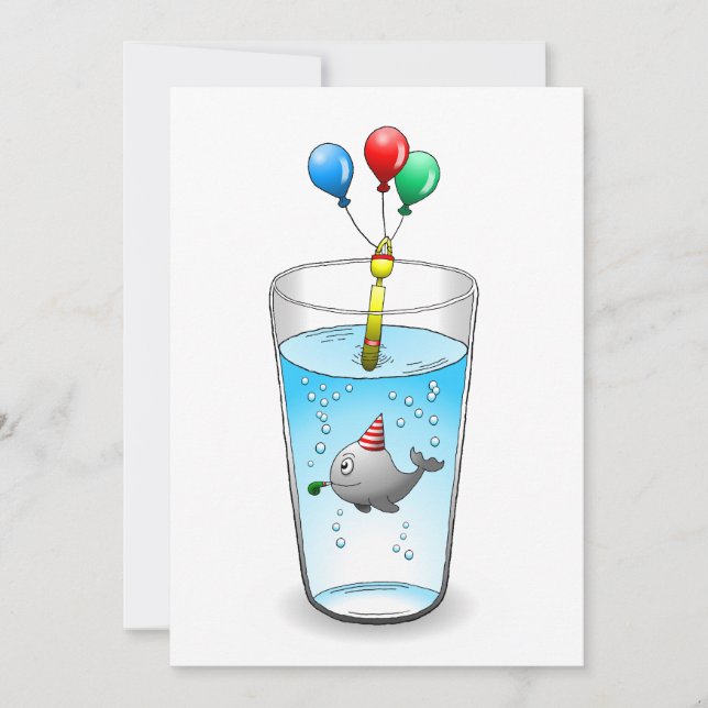 Poolparty Födelsedag Inbjudningar (Framsida)