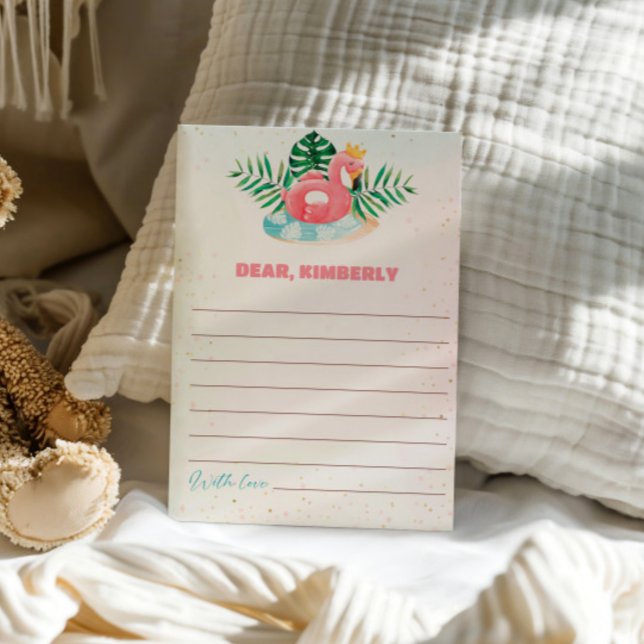 Poolparty Födelsedagsfest Tidskapsel Noteskort Inbjudningar (Skapare uppladdad)