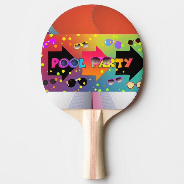 Poolparty  pingisracket (Framsidan)