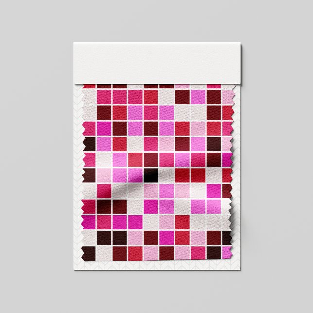 Poolplattor, rosa mosaikplattor, geometriskt mönst tyg (Skapare uppladdad)