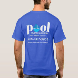 Poolrengöringstjänst T Shirt