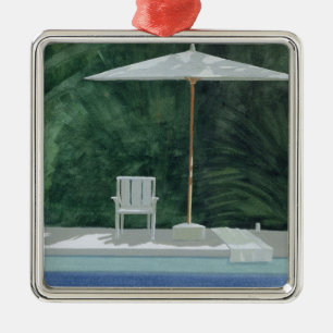 Poolside 1994 julgransprydnad metall
