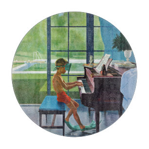 Poolside Piano Practice