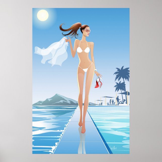 Poolside Runway Poster (Framsidan)