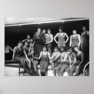 Poolsideflickor, tidiga 1900s poster