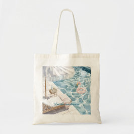 Poolskärm Rosa Flamingo Flotte Boll Tygkasse