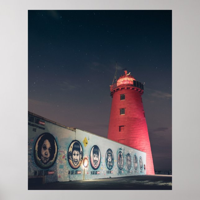 Pooltigfyr, Dublin Bay, Irland Poster (Framsidan)