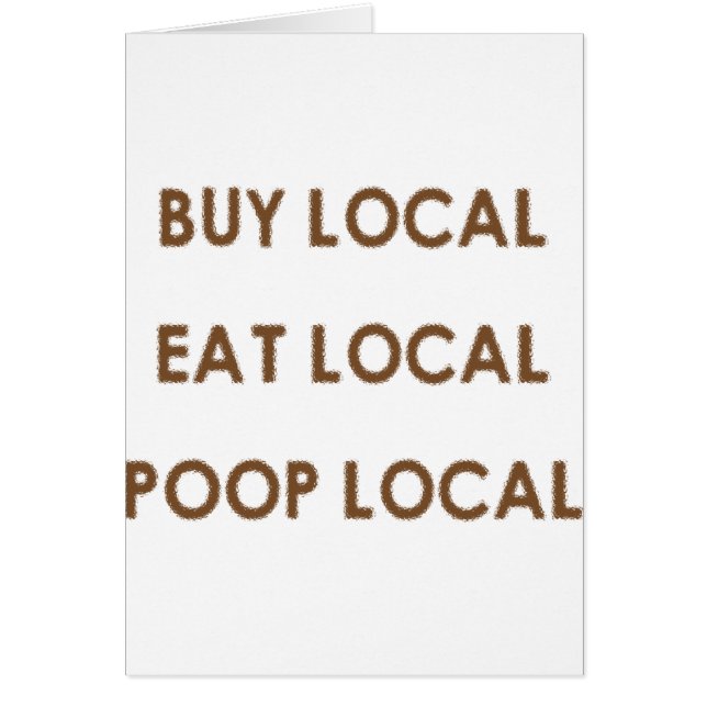 POOP1 HÄLSNINGSKORT (Framsidan)