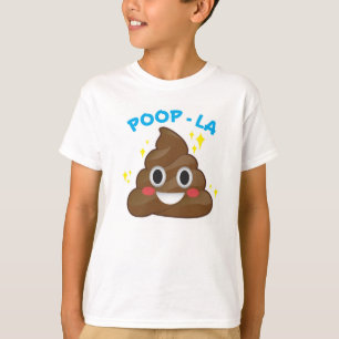 Poop - bajsEmoji för La lycklig T-tröja Tröja