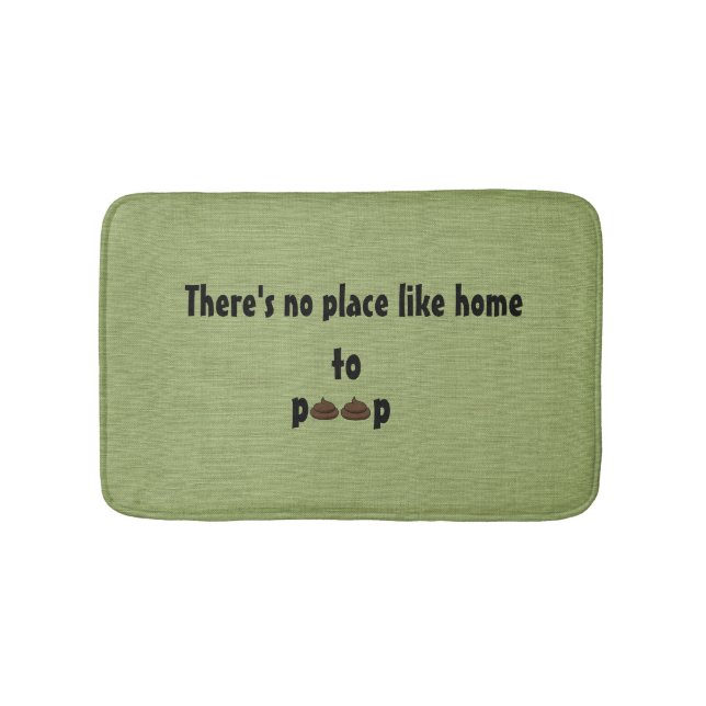 Poop Bath Mat Funny Poop Bath Decor Poop Gift Badrumsmatta (Framsidan)