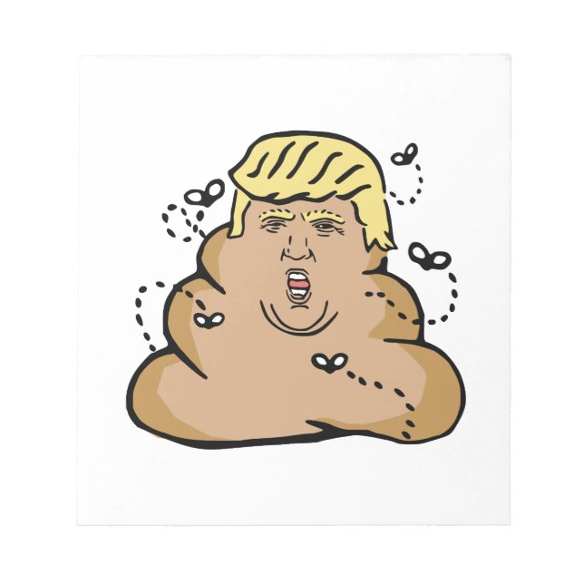 poop donald trump anteckningsblock (Framsida)