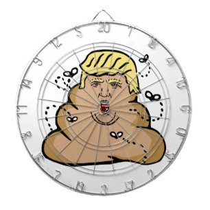 poop donald trump darttavla
