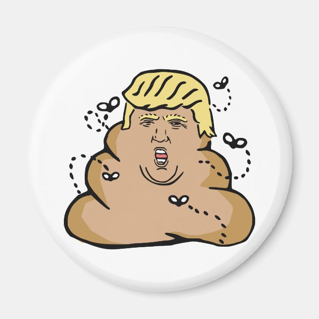 poop donald trump magnet (Framsidan)