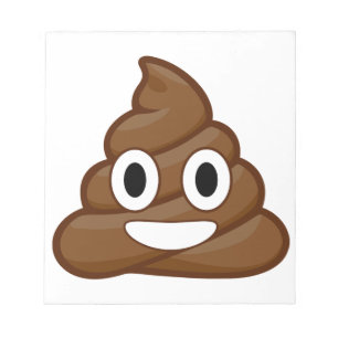 poop emoji anteckningsblock
