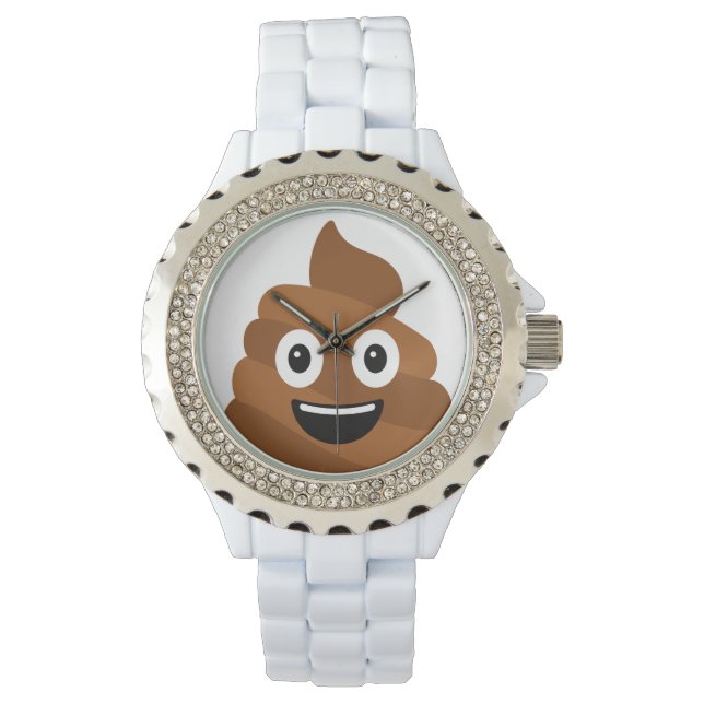 Poop Emoji Armbandsur (Framsida)