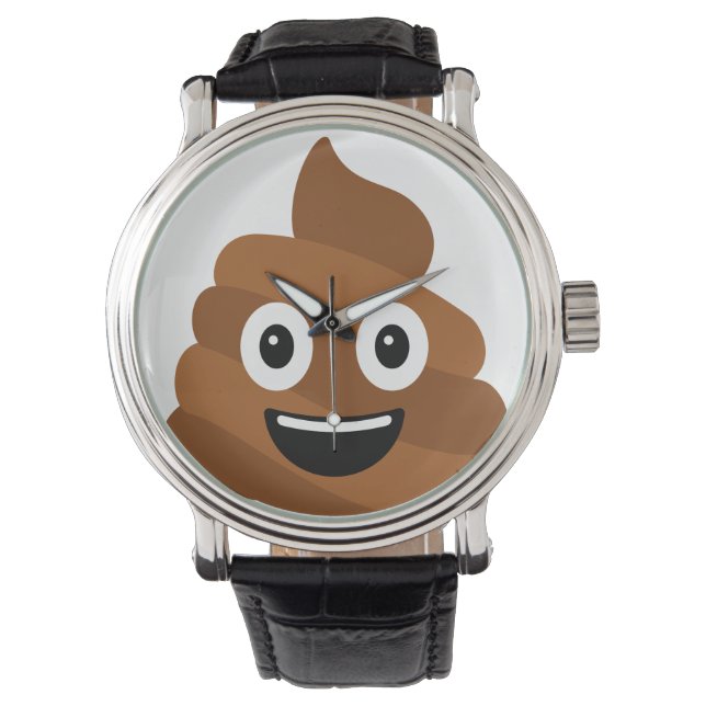 Poop Emoji Armbandsur (Framsida)