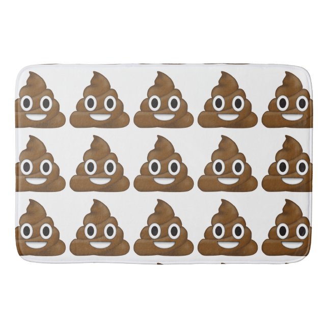 Poop emoji badrumsmatta (Framsidan)