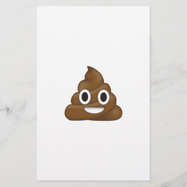 Poop emoji brevpapper (Framsida)