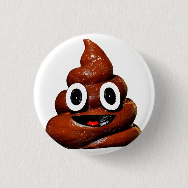 Poop, emoji, button 💩 knapp (Framsida)