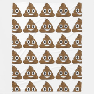 Poop emoji fleecefilt